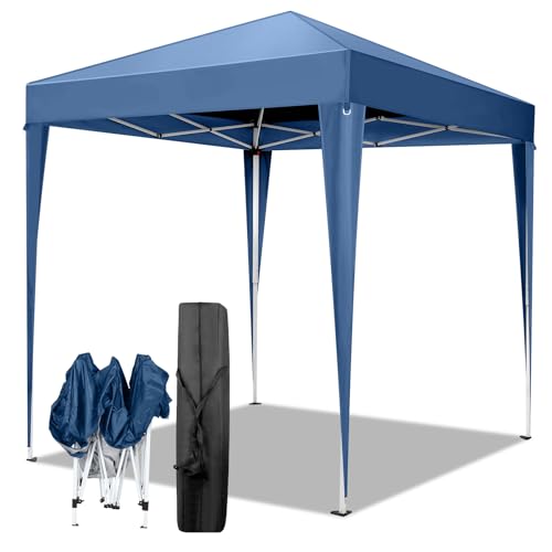 Outopee 2m x 2m Pop Up Canopy Tent With Carry Bag for Party Blue