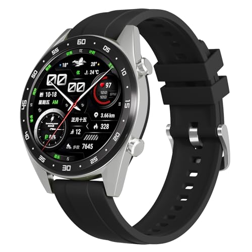 Vancle Correa para Huawei Watch GT4 46mm / Watch GT3 46mm / Watch GT2 46mm / Watch GT5 46mm, Correas de Silicona Original Clásica, Pulseras de Repuestode de Deportes para Huawei Watch GT 3/ Watch 4
