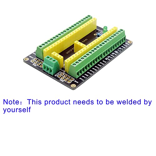 Treedix Compatible with Raspberry Pi Pico/Pico H/Pico W Breakout Board Terminal Block Shield with Pin Header - Thumbnail 3