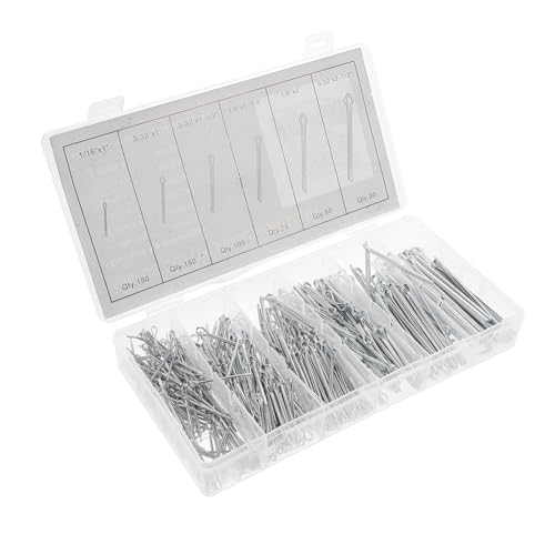 Goupilles fendues assortiment kit de 555 pièces pour clips ressorts automobile