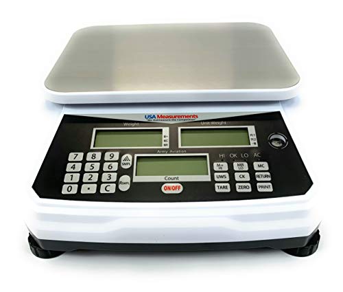 Báscula Contadora 100 lb x 1g 11x8 pulgadas 3 Pantallas LCD miniatura 3