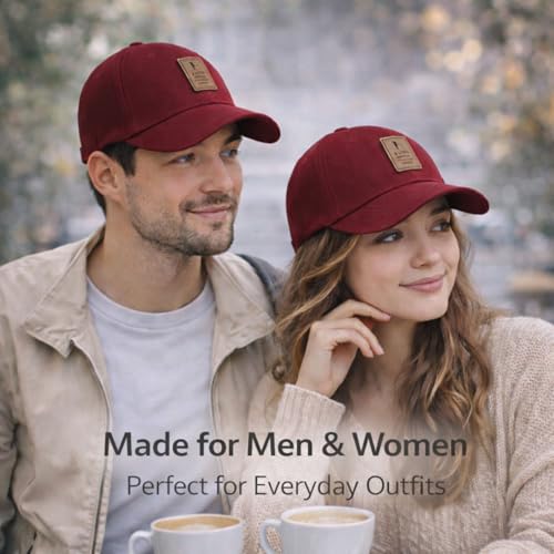 Image of Baseball Cap for Men Original Adjustable Unisex Cap, Mens Caps Stylish, All Sports Type Caps or Hats, Free Size, UV Protection, Sports Cap for Men's, Outdoor Casual Wear (Pack of 1)