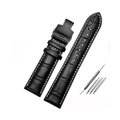 Sangle de montre en cuir imprimé vache 18mm 20mm 22mm pour modèles Casio MTP et MTH