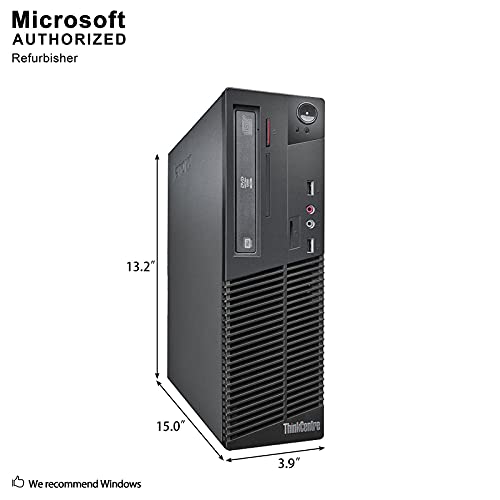 Lenovo Thinkcentre M73 Sff Small Form Factor Business Desktop Computer, Intel Dual-Core I3-4130 3.4Ghz, 8Gb Ram, 500Gb Hdd, Usb 3.0, Wifi, Dvd, Windows 10 Professional (Renewed) #TOP2