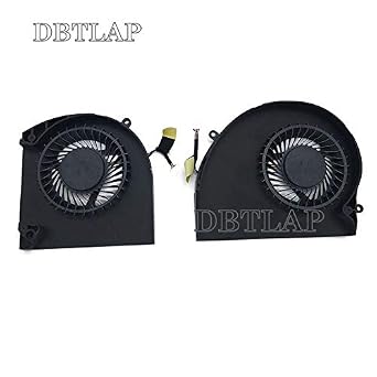 Fan Compatible for Dell for Alienware 17 R4 R5 ALW17C CPU + GPU Fan MG75090V1-C060-S9A MG75090V1-C070-S9A Cooling Fan