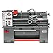 JET Tools - GH-1440B Geared Head Bench Lathe with Stand & Foot Brake with Newall NMS300 DRO & Taper Attachment (323448)