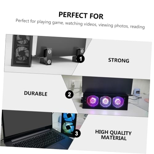 Soporte Ajustable para Laptop con Ventilador TEHAUX miniatura 3
