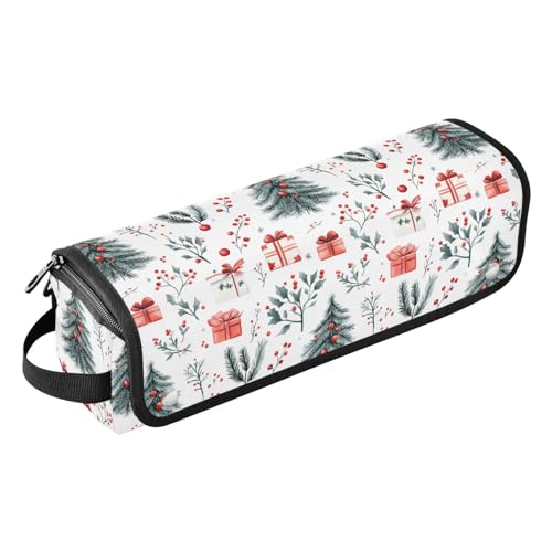 Bolsa organizadora de viaje para herramientas de cabello con diseño marmoleado acuarela, resistente al calor, para planchas, rizadores y cepillos miniatura 1