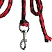Aymzbd Horse Lead Rope with Bolt Snap, Horse Rope Leash Swivel Buckle, Strong Equestrian Equipment, Red 2Meters
