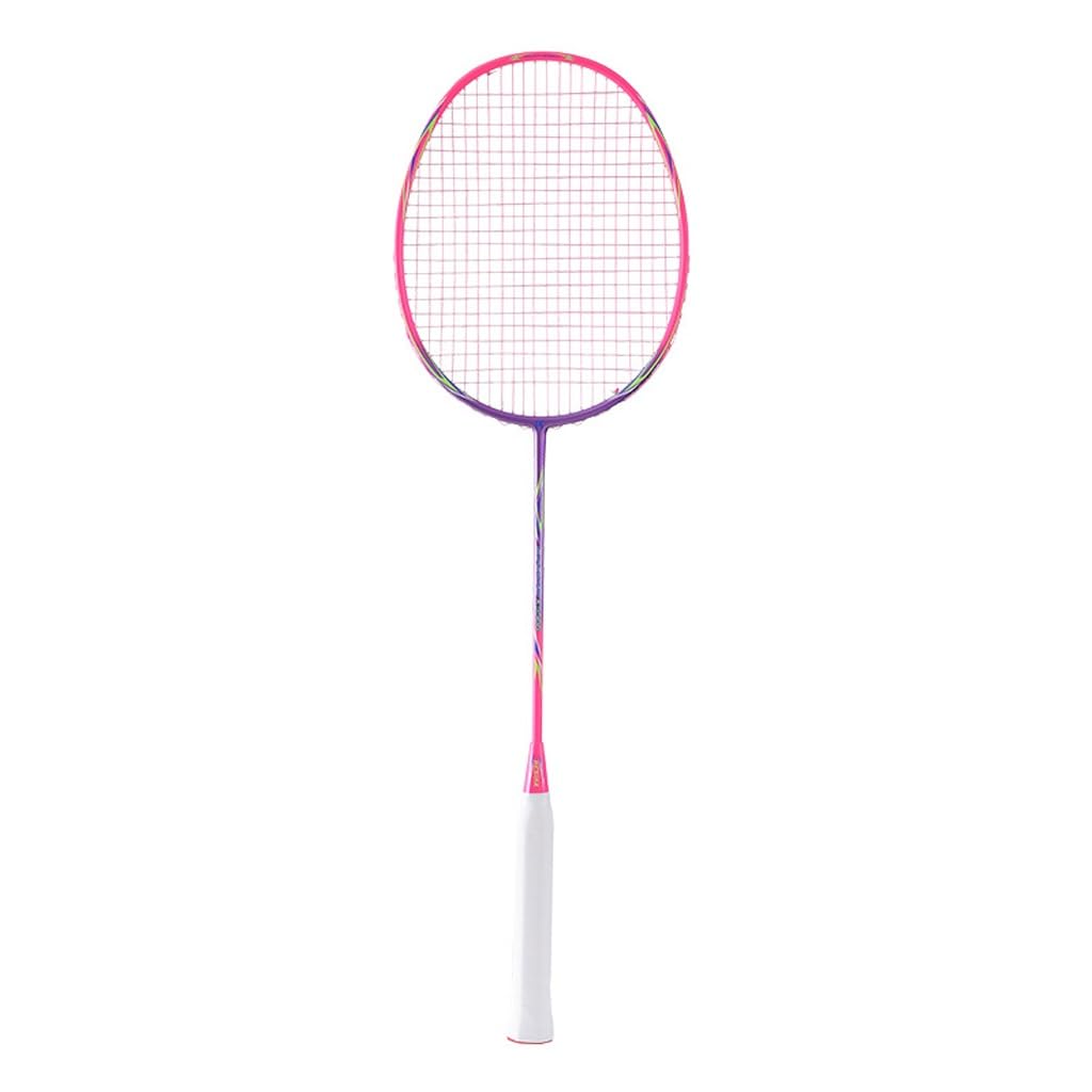 Racchetta da badminton da allenamento singola in fibra di carbonio