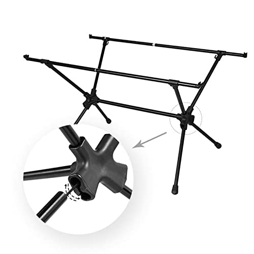 Structure de support en forme de X table stable réglable - 6