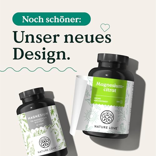 Magnesiumcitrat Nature Love 2.320 mg für Fitness und Wohlbefinden