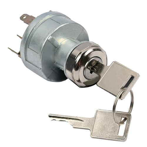 Promrmr Ignition Switch w/2 Key 12V 30A Compatible with International