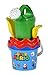 Eimer günstig Kaufen-Super Mario Baby Eimergarnitur, Sandspielzeug, 5 Teile, Eimer, Sieb, Schaufel, Rechen, Gießer, 11cm, D:14cm, ab 10 Monate, grün