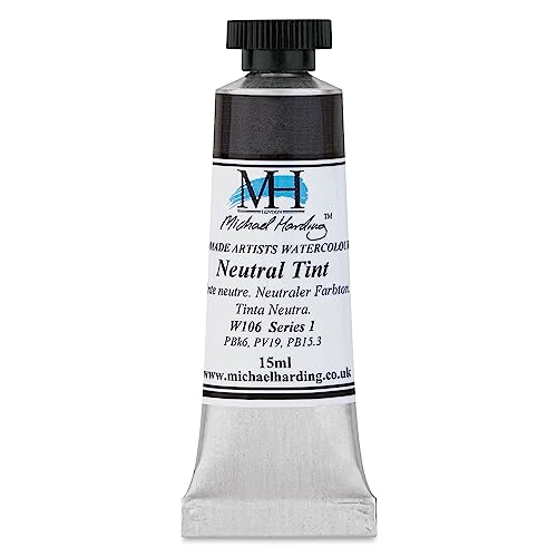 Michael Harding Professional Watercolors - 15ml Tubes (Neutral Tint), 15 ml (Pack of 1)