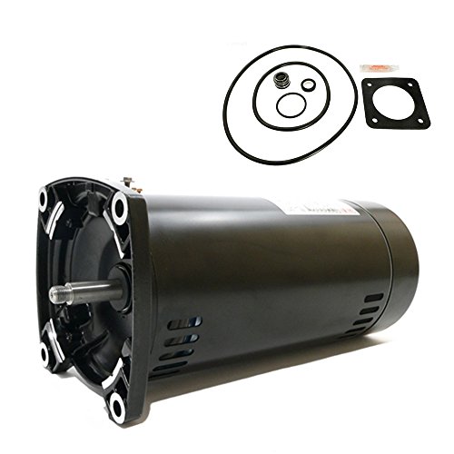 A.O. Smith SQ1102 1 HP, 3450 RPM, 1.65 Service Factor, 48Y Frame, Capacitor Start, ODP Enclosure, Square Flange Pool Motor