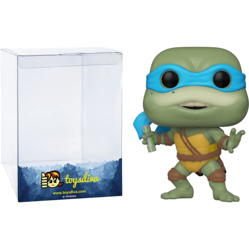 L E O N A R D O : P O P ! Movies Vinyl Figurine Bundle With 1 Compatible 'Toysdiva' Graphic Protector (1134-56161 - B)