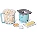 Presto 04811 PopLite My Munch Hot Air Popcorn Popper - Personal Sized, Built-In Serving Bowl, Compact Design, 8 Cups, Blue