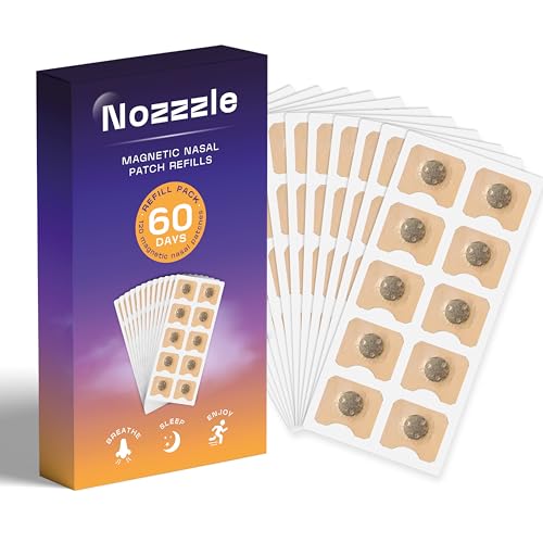 Recharge Patchs Écarteur Nasal Magnétique Anti-Ronflement 120 Aimants Nez
