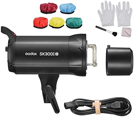 Godox SK300II-V Potencia de Flash de Estudio Mejorada 300W GN58 5...
