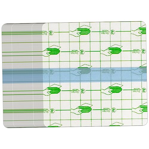 HONMEET 100Pcs Adhesive Makeup Hand Palettes Mixing Trays for Easy Cosmetic Application for Lipstick Eye Shadow and Foundation Mixing Professional Makeup Tool