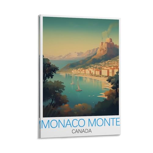 Toile Monaco Monte Canada pour sublimer la décoration murale du salon