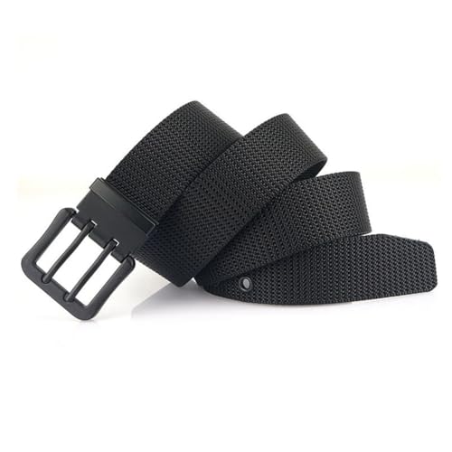 YTR6TW Men's Fashion Trendy Classic Canvas Belt Men Metal Double Pin Buckle Belts Casual Waistband2