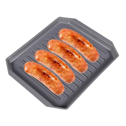 Naqqios Bandeja De Tocino para Cocinar En Microondas - Rejilla De Tocino para Microondas | Bacon Bacon Fácil De Limpiar Y Seguro para Microondas, Hogar, Restaurantes, Panaderías