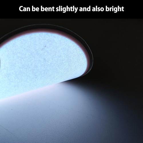 Ygmylandbb Electroluminescent Panels, EL Panels Light, Round Neon Eyes Decorative el Illumination Glowing Eyes - Image 3