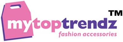 Mytoptrendz® Premium Velvet Ponytail Holder Hair Scrunchies (Purple)