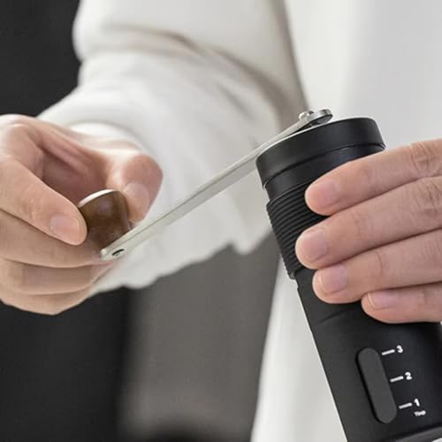 Molinillo de café manual ajustable para evitar el sabor quemado del grano 7