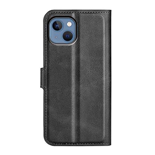 Étui portefeuille iPhone 15 Pro Max Casecentive en cuir noir premium - 2
