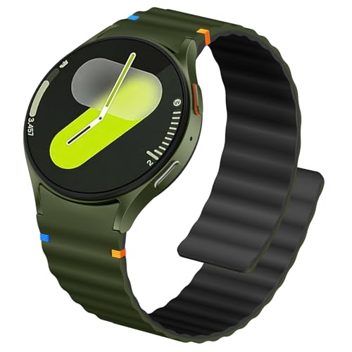 Adorve (�A�h�[��) ���C�o���h Galaxy Watch 7 �o���h 6/5/4 (40mm 44mm)�AGalaxy Watch 6/4 Classic�AWatch 5 Pro�A20mm�Ή� ���ԂȂ� �V���R�� �X�|�[�c���[�v�X�g���b�v ���X�g�o