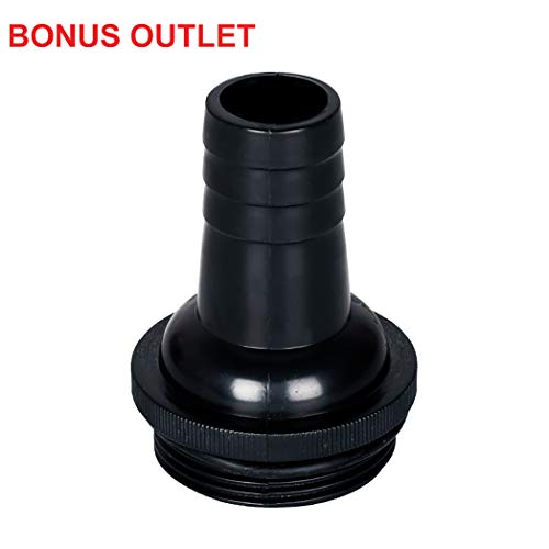 0.5Hp / 1Hp / 2Hp Deep Well Submersible Pump Stainless Steel Water Pump With 33Ft Power Cord Extra Outlet Heavy Duty -1Hp 230V #TOP1