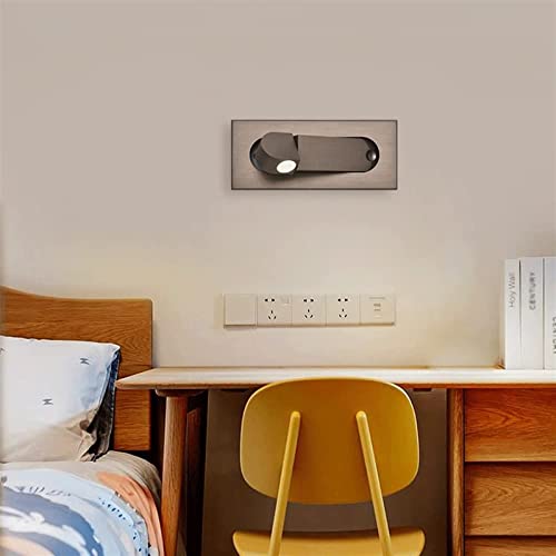 Luces cabecera interior y apliques empotrados LED para sala de estar con interruptor 3