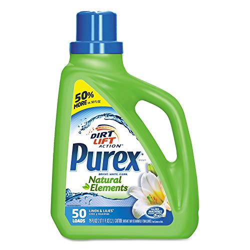 Purex 01120Ct Ultra Natural Elements He Liquid Detergent, Linen & Lilies, 75Oz Bottle,6/Carton #TOP29