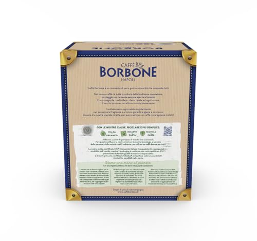 Image of Caffe Borbone Compostable Coffee Pods, Gold Coffee Blend, 150 Pads, Compatible with ESE System Paper Pads 44mm, Pack of 150