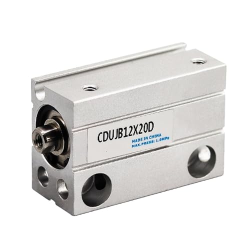Cilindro neumático mini de doble efecto CUJB con varilla roscada hembra 6