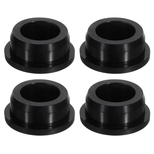 Image of uxcell 4 Pcs Black Plug Holes, Waterproof Rubber Button Plug for 32mm / 1.26 inch Hole