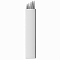 Vista 7 de 50pcs Aguja de Maquillaje Permanente Manual Ceja Tatuaje Microblade Agujas Inclinadas (9 Agujas Inclinadas)