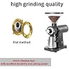 Urbanic 070s Electric Coffee Grinder (110~220v) / flat Titanium burr 60mm / 20 steps can be set (Black) / (Made in Korea)