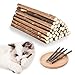 OSDUE 32 Stück Katzenminze Sticks, Matatabi-Kausticks, Katzenminze Spielzeug Katzen Kauhölzer Sticks für Katzen Zahnpflege & Gegen Mundgeruch Natürlich Sicher Katzensticks Kausticks Set