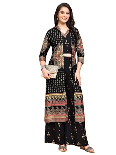Image of Women Viscose Rayon Kurta Pant Set | Orange Straight Embroidery Kurta with Pant | Soft Breathable Fabric | Regular Fit | Ethnic Wear for Office, Casual & Festive Use
