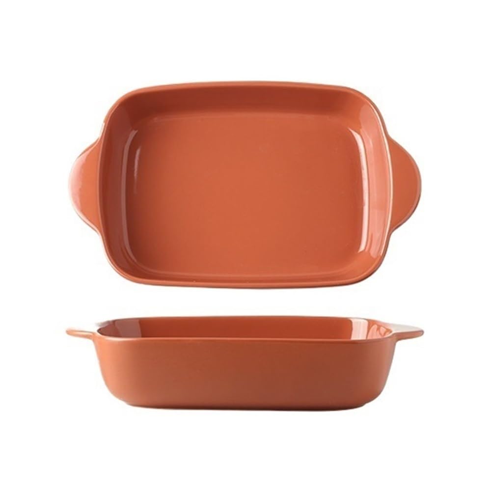 Plat à four en céramique haut de gamme avec double poignée ergonomique M