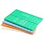 Green, Orange, Blue, White