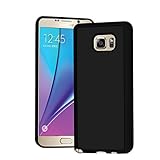 SHUUA Anti-Gravity Magic Selfie Sticky Nano Protective Shockproof Case for Samsung Note 5 Black