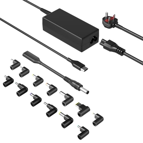 PowerPortnerLink 100W USB C charger Compatible with 15 Port Lenovo Dell HP Acer Asus MacBook Gateway Toshiba Fujitsu Sony LG MSI IBM Google Samsung Chromebook/Monitor/Gaming Adapter