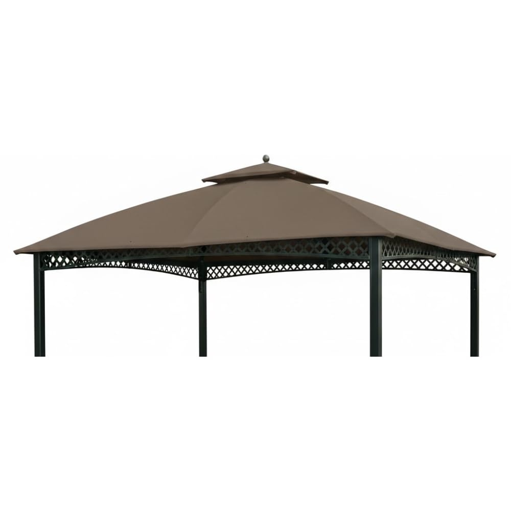 Garden Winds Replacement Canopy for The Windsor Gazebo - Riplock 350 - Nutmeg-picture-10