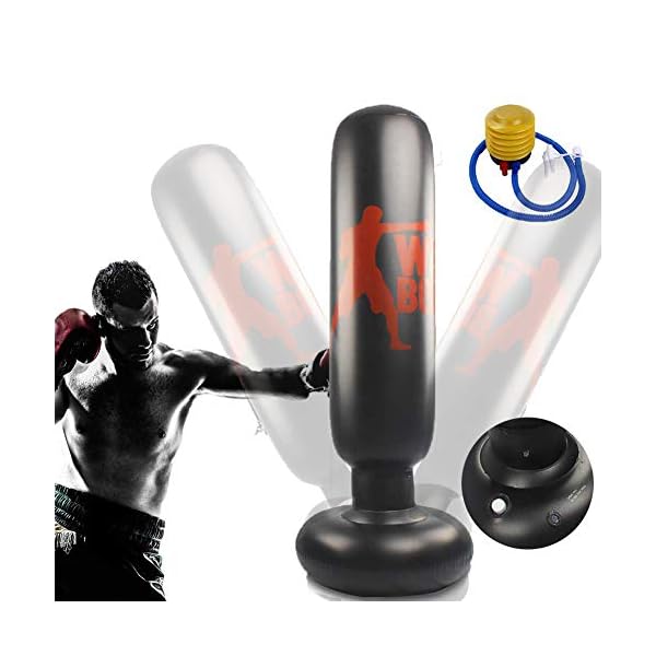 Punching-Heavy-Bag-Adult-Kids-Freestanding-Punching-Bag-Heavy-Boxing-Bag-Free-Stand-Kickboxing-Bags-Kick-Punch-Bag-Fitness-Punching-Bag-Inflatable-Punching-Tower-Bag Punching Heavy Bag, Adult & Kids Freestanding Punching Bag Heavy Boxing Bag, Free Stand Kickboxing Bags Kick Punch Bag, Fitness Punching Bag Inflatable Punching Tower Bag