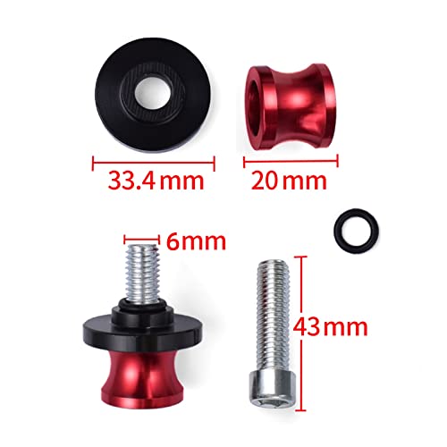 Support arrière de bobines de bras oscillant sécurisé et robuste pour levage YZF R6 vert - 2